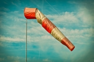 wind sock - info about wind mitigation inspection